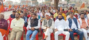 जालौन हिन्दू सम्मेलन में उपस्थित विशाल जनसमूह और मातृशक्ति